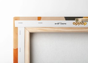 Картина на платно – Модерни шарки Peach Fuzz