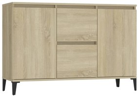 806115 vidaXL Сайдборд, дъб сонома, 102x35x70 см, инженерно дърво