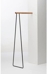 Черна стоманена стойка за дрехи 65x150x45 cm – LIND DNA