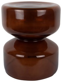 Стъклена кръгла странична масичка ø 35 cm Doble – Leitmotiv