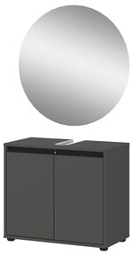 Антрацитен комплект за баня Lemont – Germania