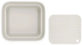 Светлосива пластмасова Купа за миене на съдове с отвор за отцеждане SinkSide – Brabantia