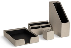 Картонени органайзери в комплект от 4 бр. Hugo Canvas Paper Laminate – Bigso