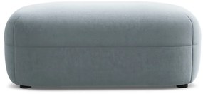 Светлосиня кадифена табуретка Moana – Makamii