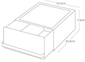 Бяла кутия за чай Tower – YAMAZAKI