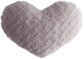 Декоративна възглавница atmosphera Heart, Букле, 28x36 cm - Розов