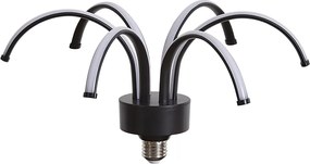 E27 LED декоративна лампа черна 6W 450 lm 3000K