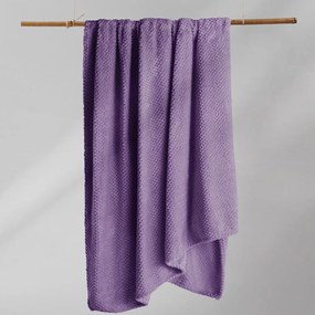 Лилаво одеяло от микрофибър Henry, 70 x 150 cm - DecoKing