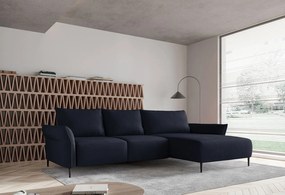 Ъглов диван Джозефин-антрацит-ляв