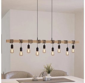 Eglo 44099 - Подвесен полилей на кабел TOWNSHEND 9xE27/60W/230V