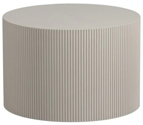 Бежова кръгла масичка за кафе ø 60 cm Sanne - WOOOD