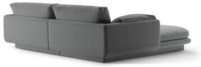 Тъмносив ъглов диван (десен ъгъл) Torino – Micadoni Home