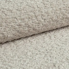 Бежово двойно легло 200x200 cm тапицирано с място за съхранение с включена подматрачна рамка Mount – Micadoni