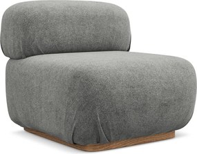 Сив модул за диван от букле Ailani – Makamii