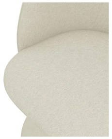 Кремав тапициран трапезен стол Maia – Makamii