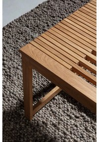 Масичка за кафе от масивен дъб в естествен цвят 60x70 cm Unai – MOME