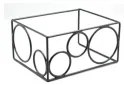 Horecano - Метален дисплей с неплъзгащо покритие ELEMENT 31.3x25.3x25.8см(901806BK)