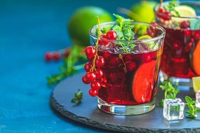 Самозалепващ фототапет – Червен коктейл