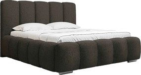 Επενδυμένο κρεβάτι Wizko-Grafitis-180 x 200