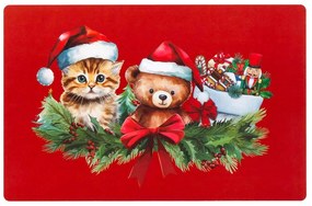 Пластмасова подложка за хранене с коледен мотив 28,5x44 cm Cadocha – douceur d'intérieur