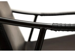 Черно кресло от изкуствена кожа Boto - DAN-FORM Denmark