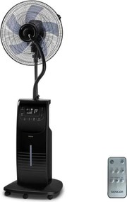 Sencor-Охладител за въздух с пулверизатор за вода 90W/230V черен + дистанционно управление