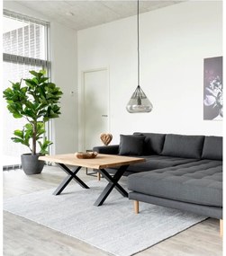 Масичка за кафе с масивен дъбов плот , 120 x 70 cm Toulon - House Nordic