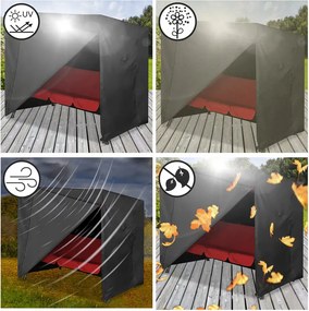 Градинска люлка CASARIA® синя, със защитен калъф KINGSLEEVE®