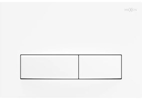 Mexen Fenix 09 бутон за промиване, бял матов - 600920