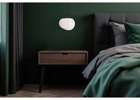 Черно-бяло висящо осветително тяло ø 25 cm Stones – Candellux Lighting