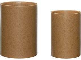 Керамични комплект саксии 2 бр. ø 18 cm Edna – Hübsch