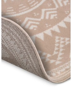 Бежов кръгъл килим ø 140 cm Valencia - Hanse Home