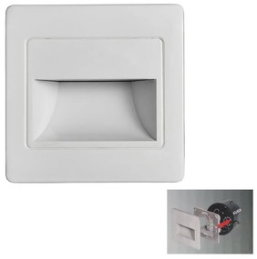LED Лампа за стълбище STEP LIGHT LED/1,5W/230V бяла