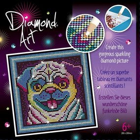 Sequin Art - Картина с диаманти, Мопс