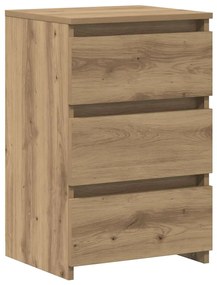 856525 vidaXL Нощни шкафчета, 2 бр, 40x35x62,5 см, инженерно дърво