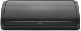 Кутия за хляб Brabantia Roll Top 646885, 16 л, 44.5х26 см, Лека и здрава конструкция, Черен