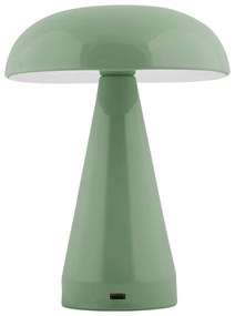 Зелена LED затъмняваща се настолна лампа с метален абажур (височина 20,5 cm) Rachel – Leitmotiv