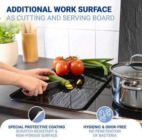 Комплект от 2 стъклени аспиратора с, 52 x 30 cm Slate - Wenko