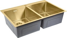 Стоманена мивка Joel BRUSH GOLD