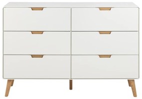 Бял скрин 135x90x40 cm Lowell – Actona