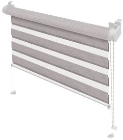 Кафяво-сива ролетна щора ден и нощ 97x150 cm Zebra Silvalin – Gardinia