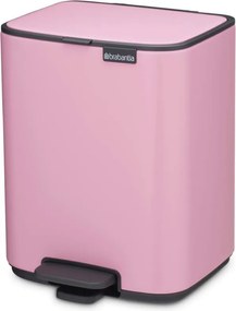 Кош за боклук Brabantia Bo Pedal 1010445, 7 л, Плавно затваряне, Гумирана основа, Розов