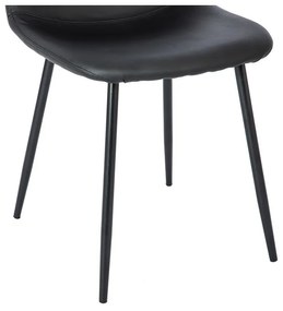 Комплект от 2 черни трапезни стола Lissy - Bonami Essentials