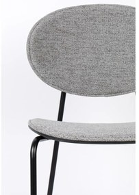 Сиви бар столове в комплект от 2 броя 96 см Donny - White Label