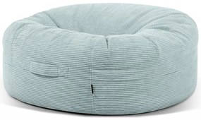 Пуф от рипсено кадифе в цвят мента Roll 135 – SLOWDOWN