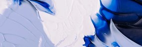 Картина на платно – Трицветна абстрактна живопис