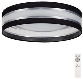 LED Димируема лампа SMART CORAL LED/24W/230V черна/сребриста + д.у.