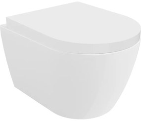 Mexen Carmen мивка wc Rimless с капак с плавно затваряне твърд, дуропласт, бяла гланц - 30880200