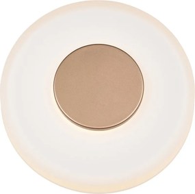 Бежова LED затъмняваща се стенна лампа ø 22 cm Celeste – Trio