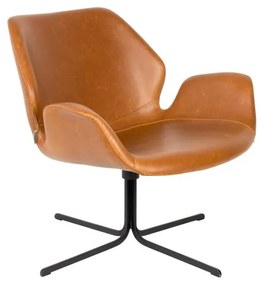 Кафяв стол Nikki - Zuiver